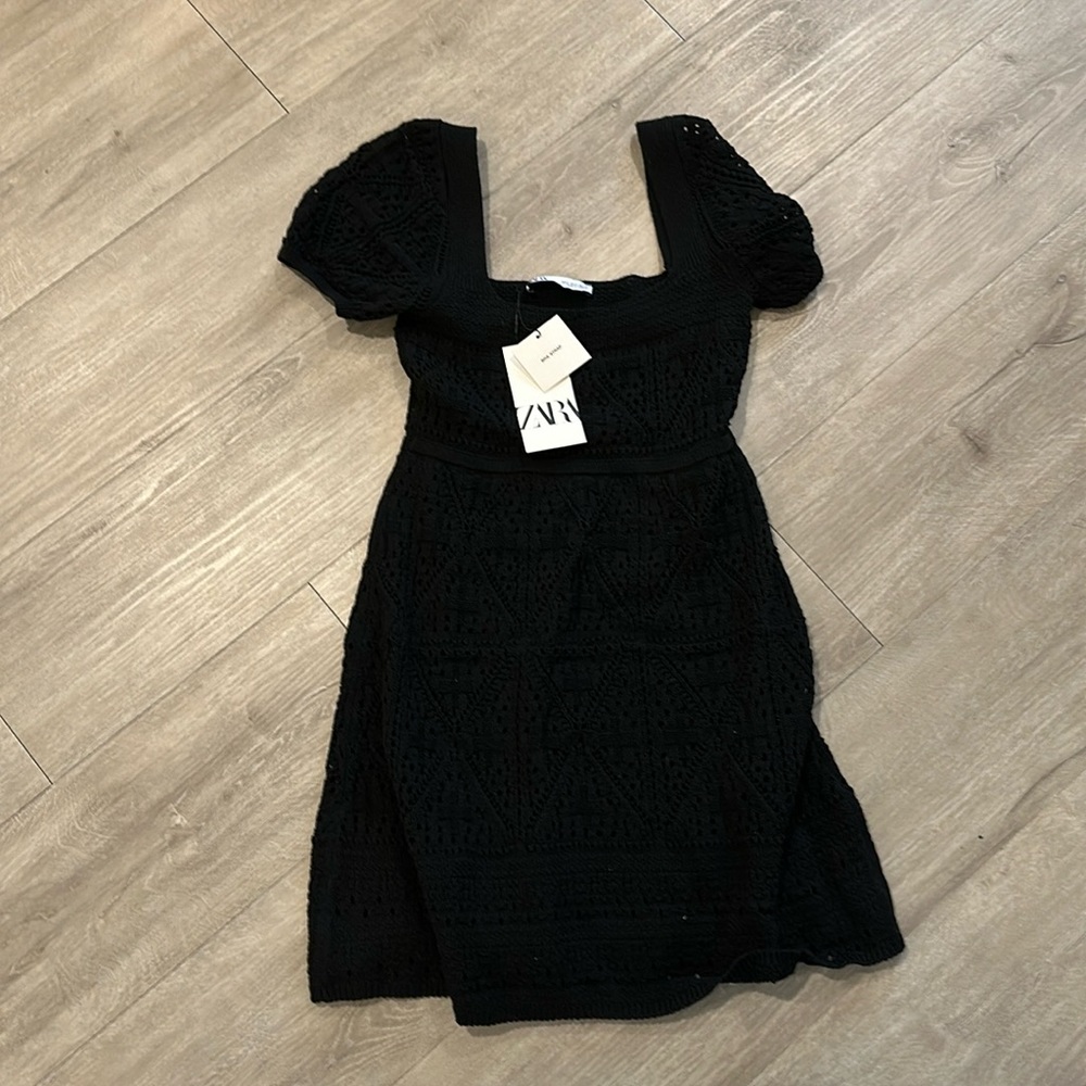 Zara knit mini dress